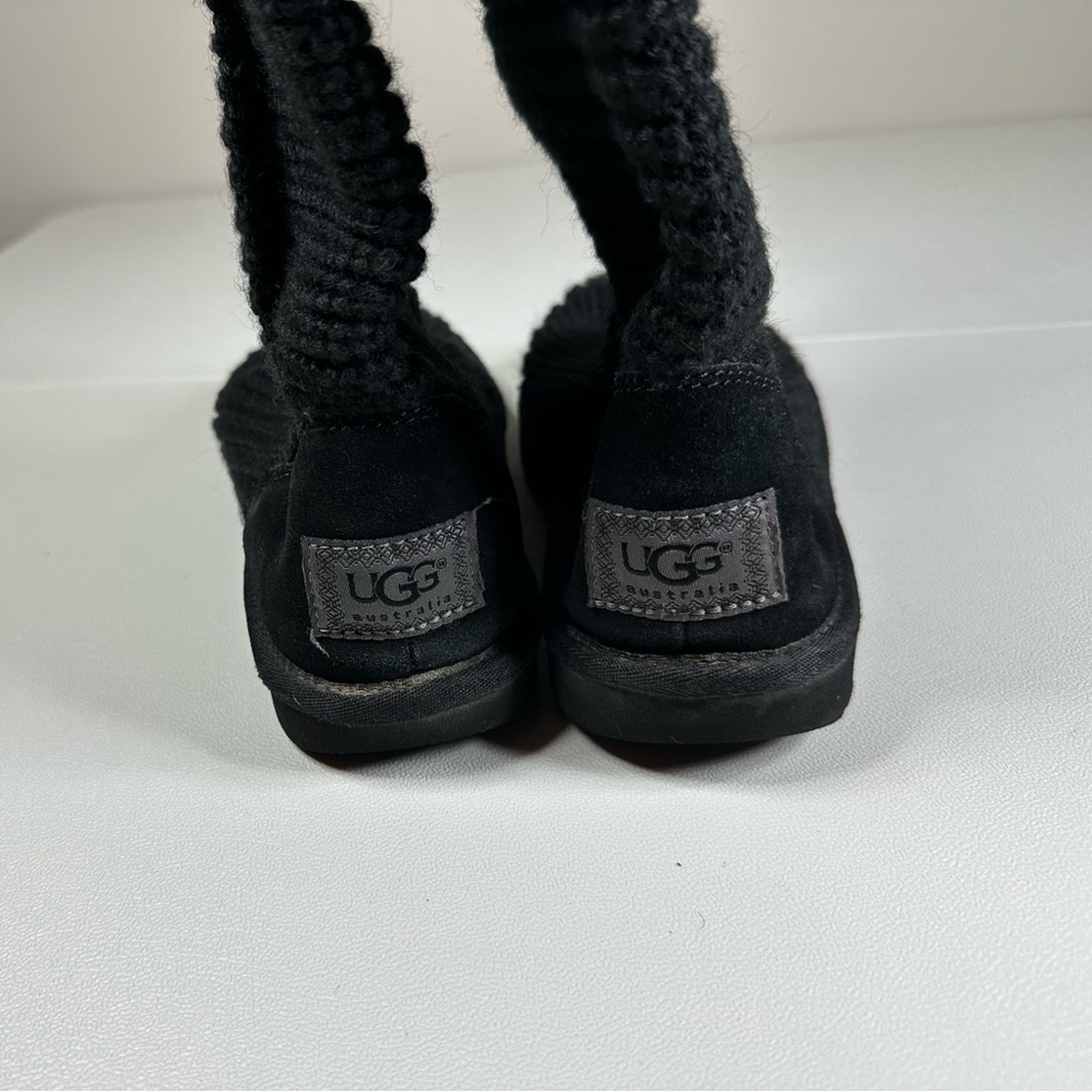 UGG Australia Classic Cardy Knit Button Boots - Picture 7 of 10